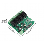 ECE OTOMASYON Ewelink 4 Kanal Kuru Kontak Role Kartı 7-32 Volt AC/DC