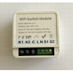 Tuya Wifi Mini Role 2 Anahtar girişi 2 Kuru Kontak Çıkışı