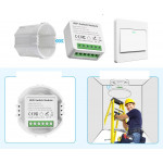 Tuya Wifi Mini Role 2 Anahtar girişi 2 Kuru Kontak Çıkışı
