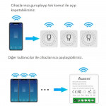 Tuya WiFi Mini Akıllı Anahtar 16A 1 Çıkış akıllı ev otomasyon modülü